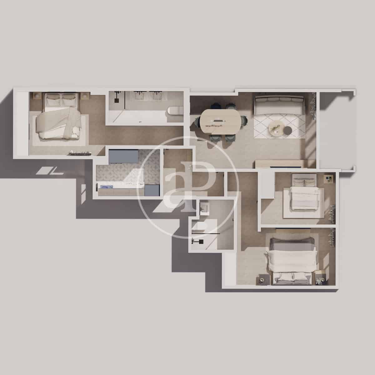 3 chambre Appartement à vendre à Madrid ville - 720 000 € (Ref: 9822944)