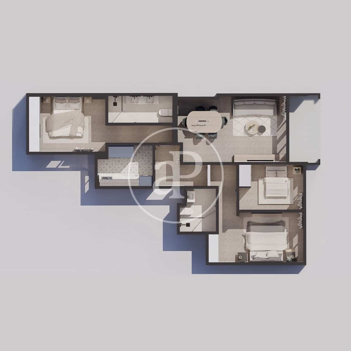 3 chambre Appartement à vendre à Madrid ville - 720 000 € (Ref: 9822944)
