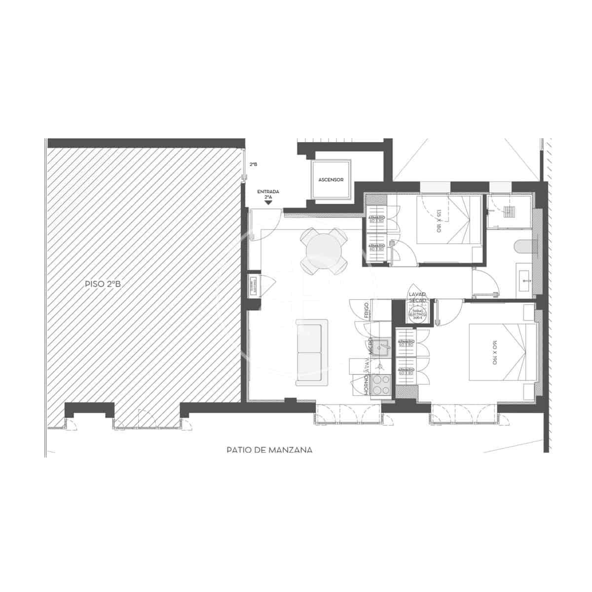 2 sovrum Lägenhet till salu i Madrid stad - 1 049 000 € (Ref: 9831556)