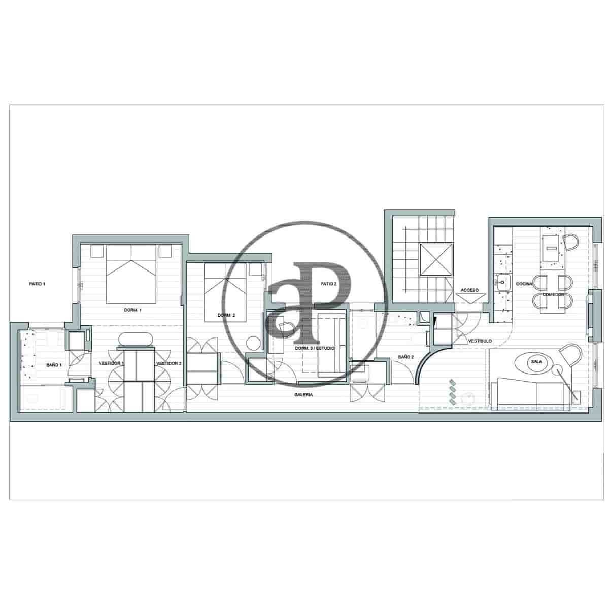 3 bedroom Apartment for sale in Madrid city - € 895,000 (Ref: 9855477)