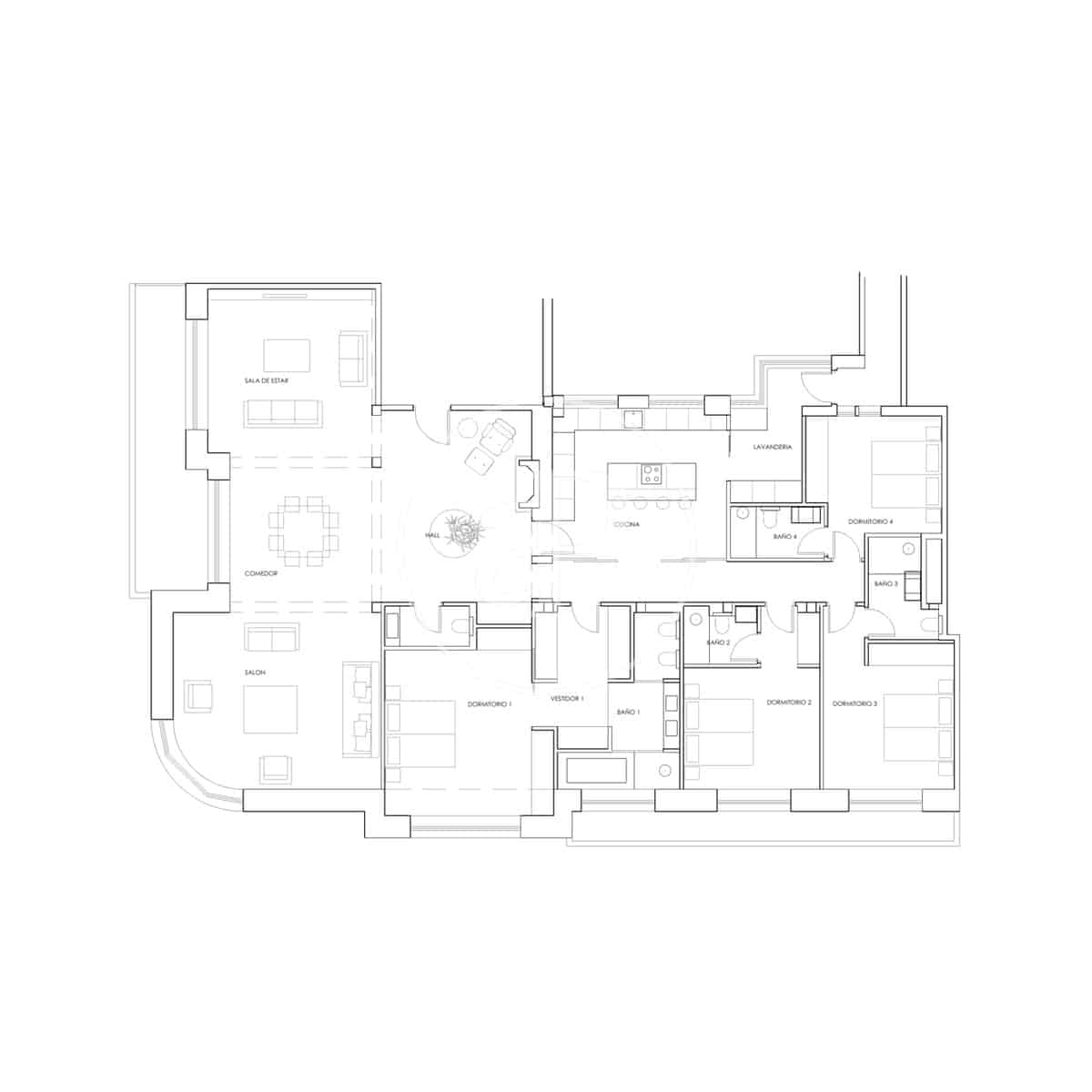 Apartamento de 4 habitaciones en Madrid ciudad en venta - 3.790.000 € (Ref: 9867030)