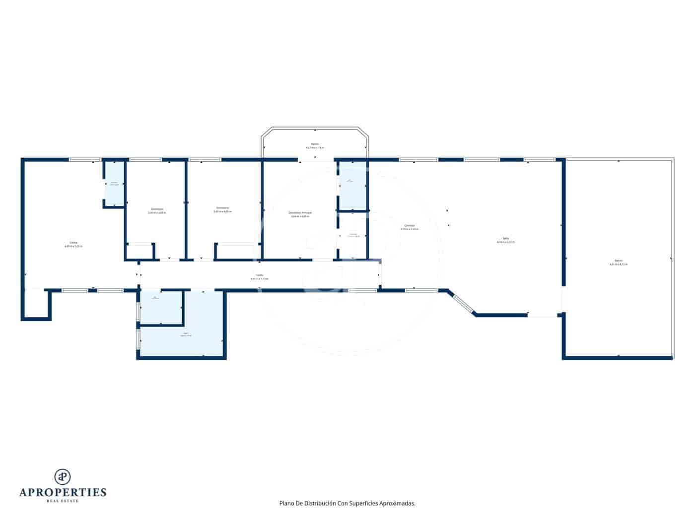 3 Zimmer Apartment zu vermieten in Madrid Stadt - 5.400 € (Ref: 9867031)