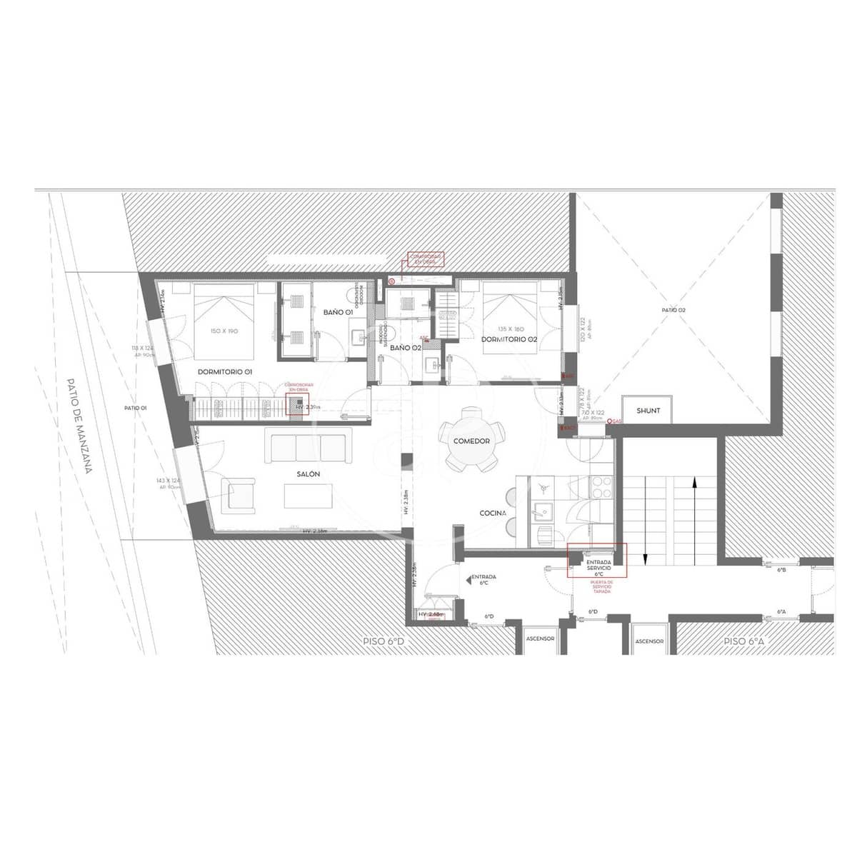 2 Zimmer Apartment zu verkaufen in Madrid Stadt - 1.299.000 € (Ref: 9867033)