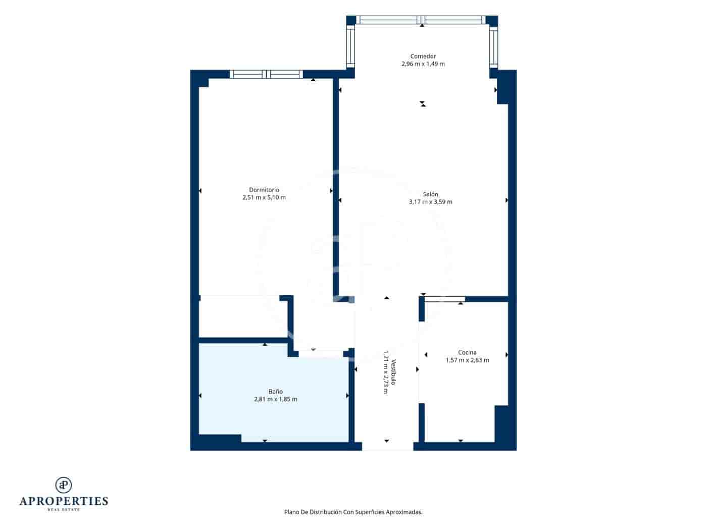 1 makuuhuone Huoneisto myytävänä paikassa Madrid kaupunki mukana uima-altaan - 412 500 € (Ref: 9894464)