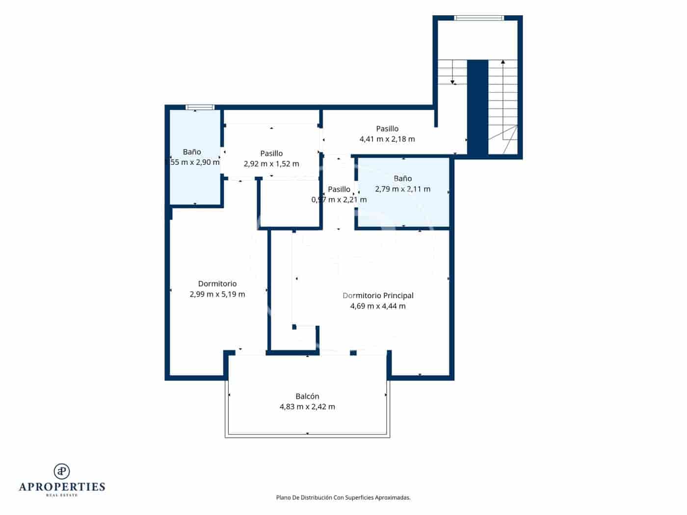 2 sovrum Takvåning till salu i Pozuelo de Alarcon med pool - 1 100 000 € (Ref: 9908048)