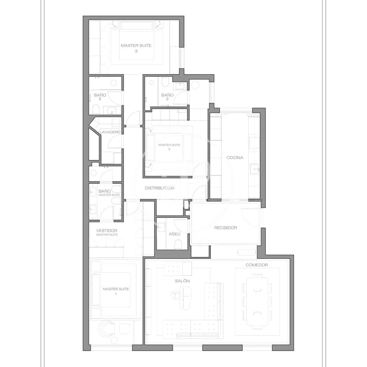 3 soverom Leilighet til salgs i Madrid by - € 3 200 000 (Ref: 9911074)
