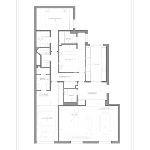 3 soverom Leilighet til salgs i Jerónimos, Madrid by - € 3 200 000 (Ref: 9911074)