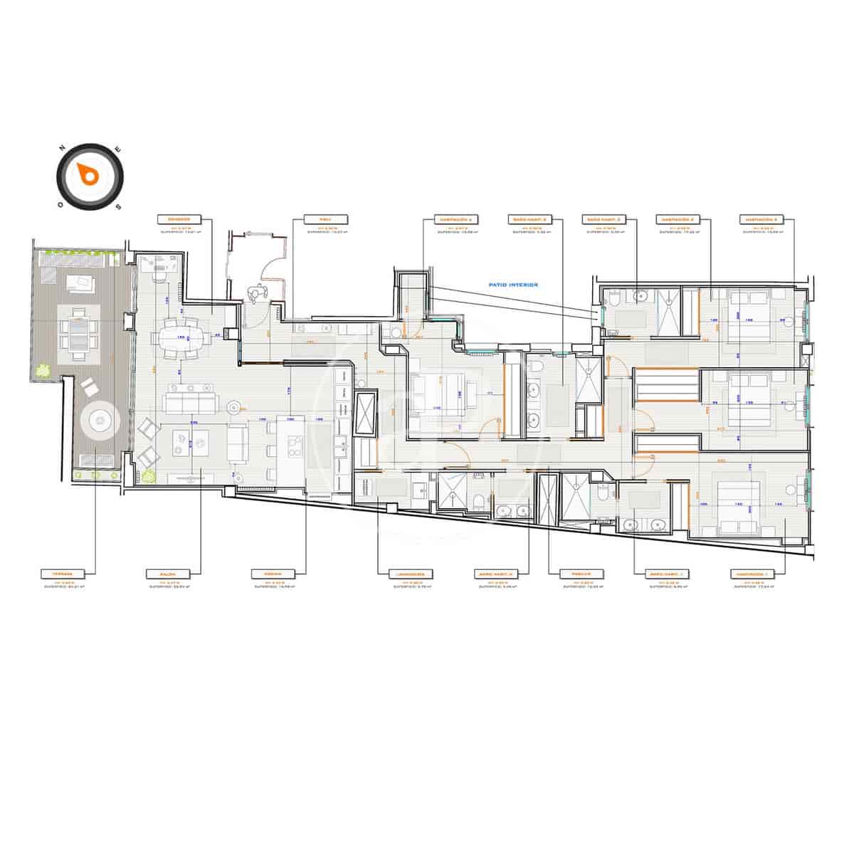 4 bedroom Penthouse for sale in Madrid city - € 2,020,000 (Ref: 9920441)