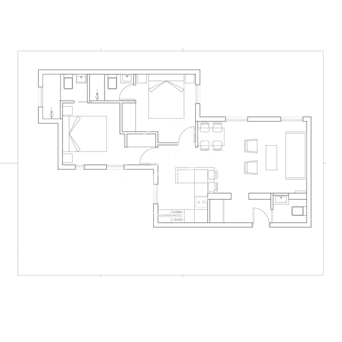 2 soverom Leilighet til salgs i Madrid by - € 775 000 (Ref: 9934487)