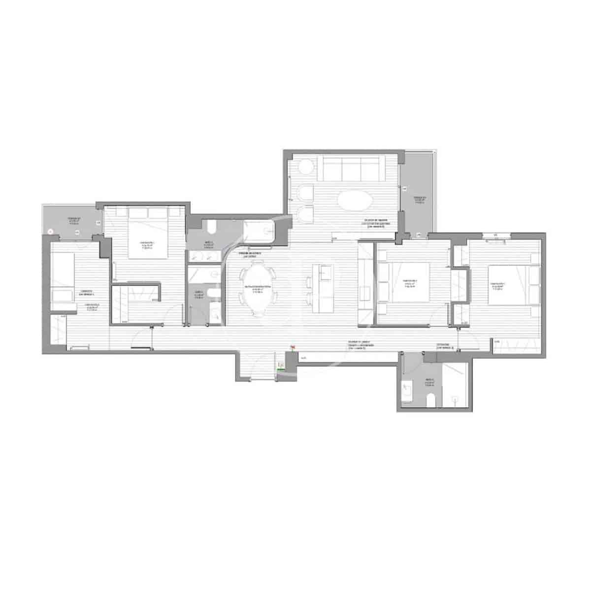 4 bedroom Apartment for sale in Madrid city - € 925,000 (Ref: 9939989)