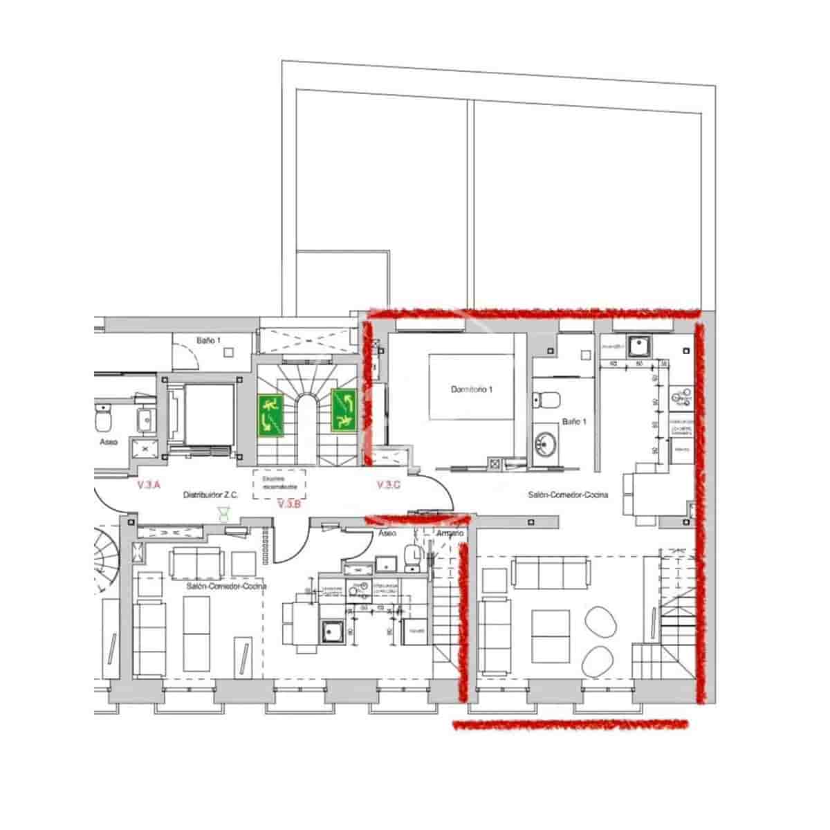 2 camera da letto Appartamento in vendita in Madrid citta - 850.000 € (Rif: 9952646)