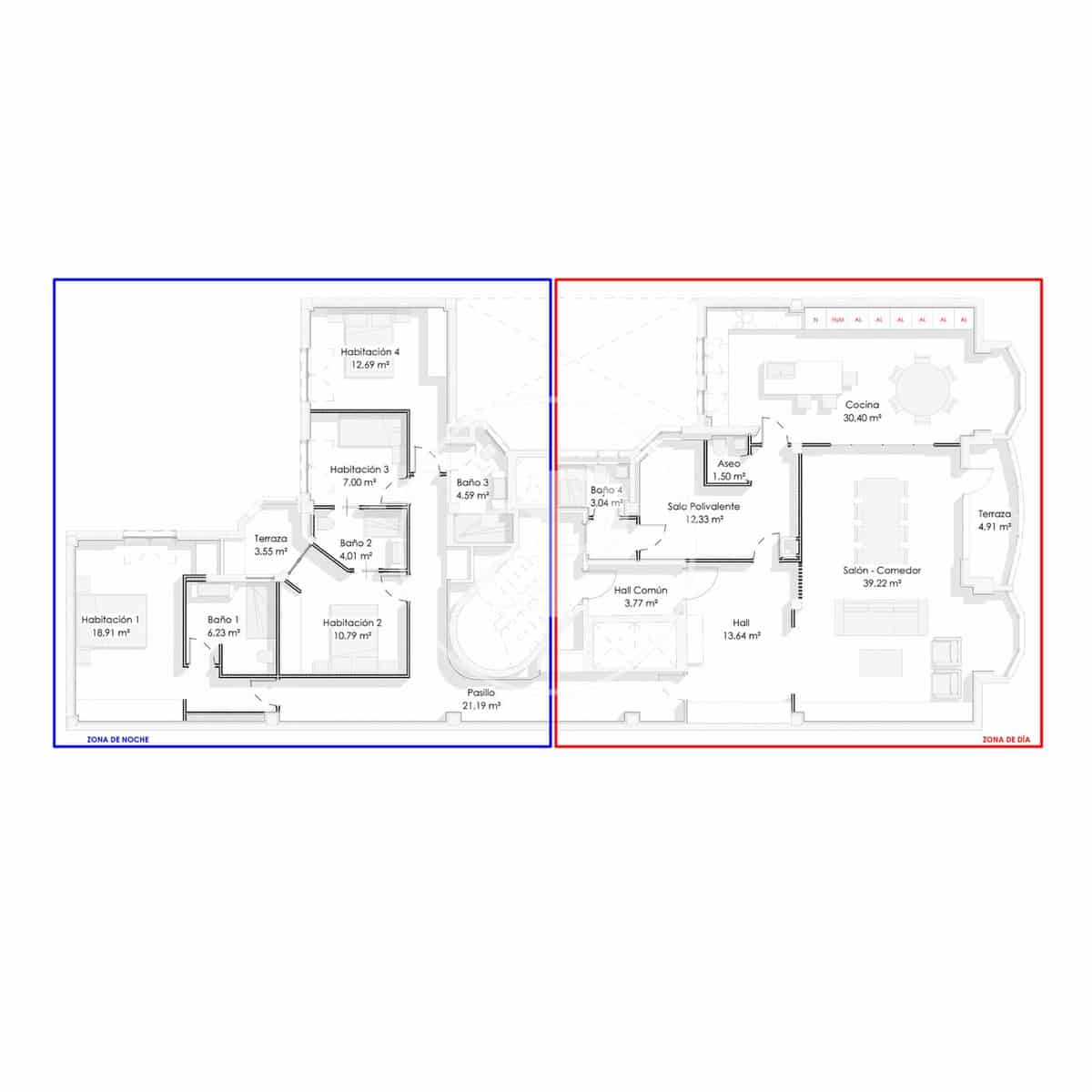 4 Zimmer Apartment zu verkaufen in Madrid Stadt - 3.225.000 € (Ref: 9959803)