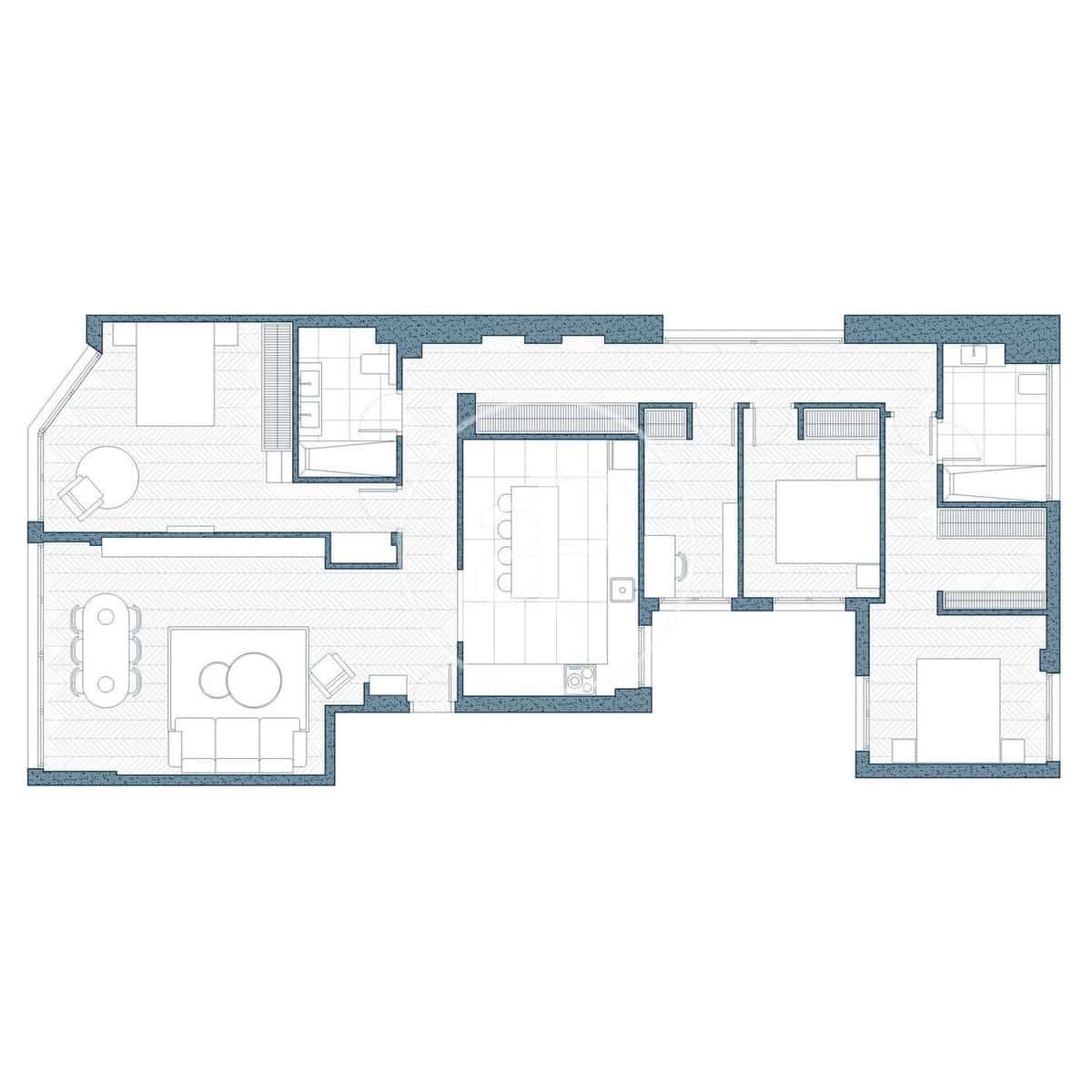 4 soverom Leilighet til salgs i Madrid by - € 1 380 000 (Ref: 9962733)