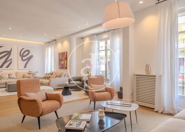 Appartement de 4 chambres à louer à Recoletos, Madrid ville - 14 700 € (Ref: 9966673)