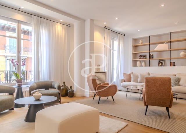 Appartement de 4 chambres à louer à Recoletos, Madrid ville - 14 700 € (Ref: 9966673)