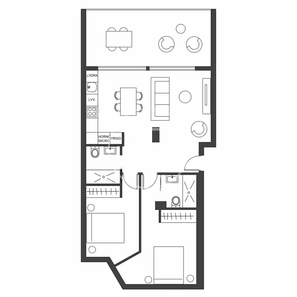 2 soveværelse Penthouse til salg i Madrid by med swimmingpool - € 985.000 (Ref: 9975452)