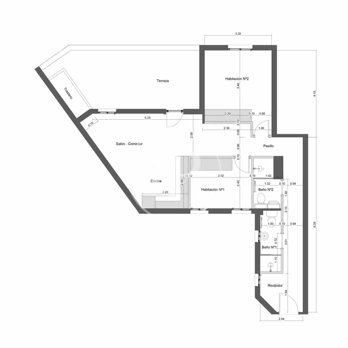 2 sovrum Lägenhet till salu i Madrid stad - 1 150 000 € (Ref: 9978902)