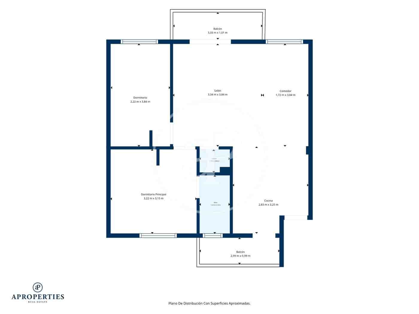 2 sovrum Lägenhet till salu i Madrid stad - 398 000 € (Ref: 9983034)
