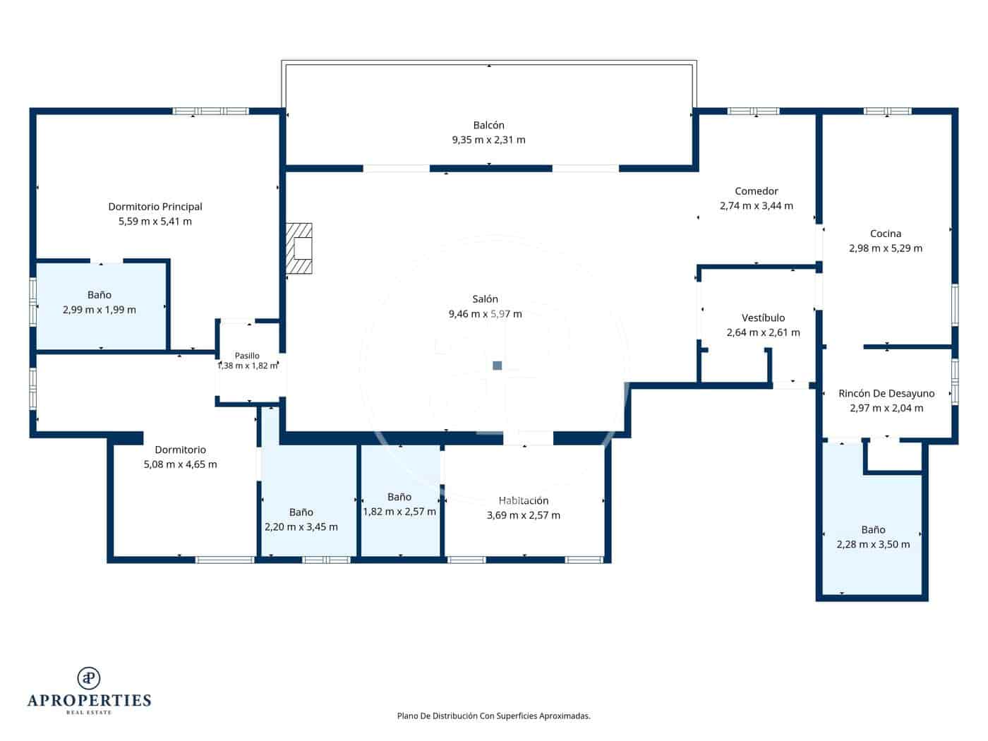 4 slaapkamer Penthouse te huur in Madrid stad met garage - € 5.500 (Ref: 9990742)