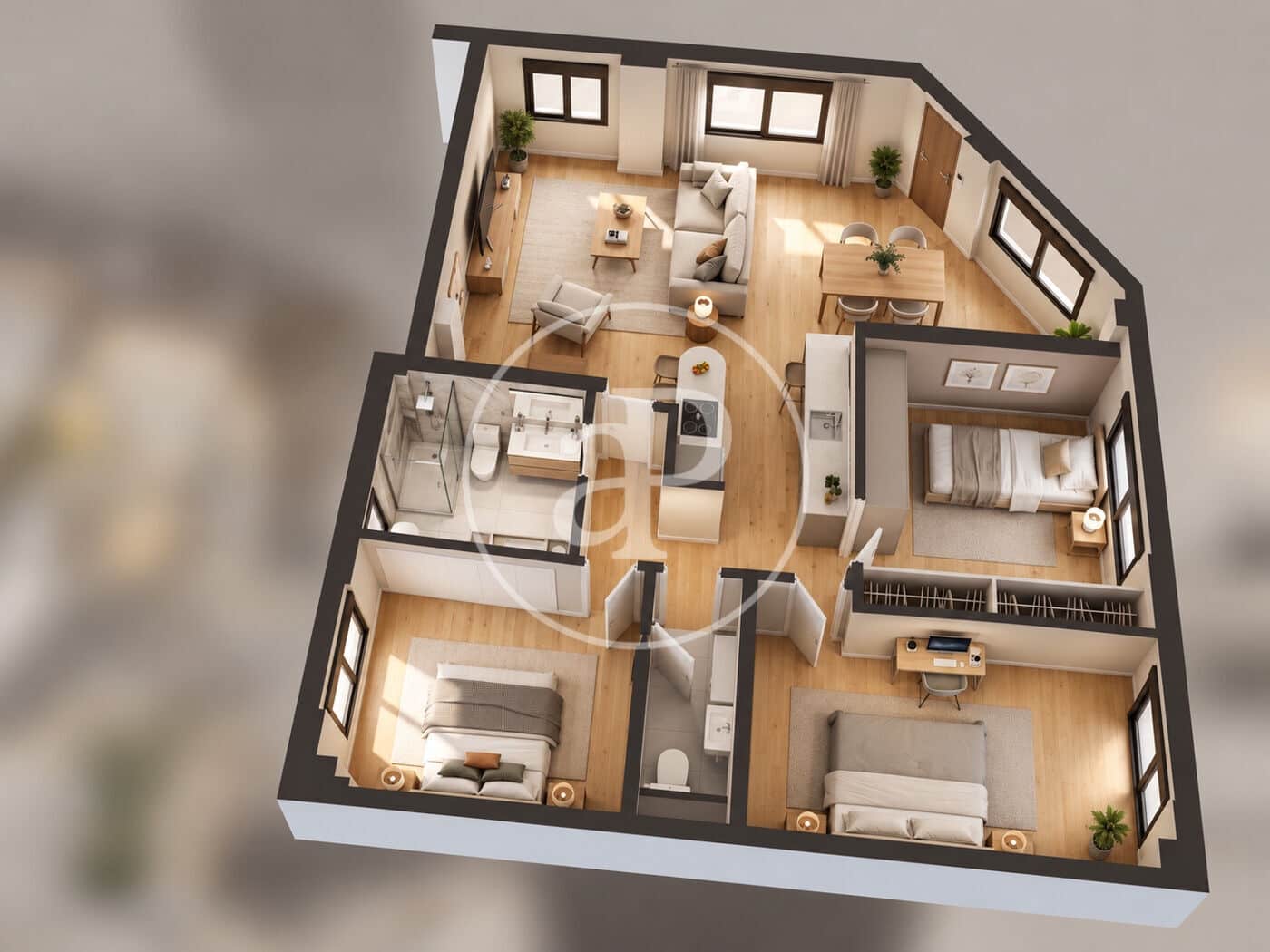 3 soveværelse Lejlighed til salg i Palma de Mallorca - € 399.000 (Ref: 10177103)