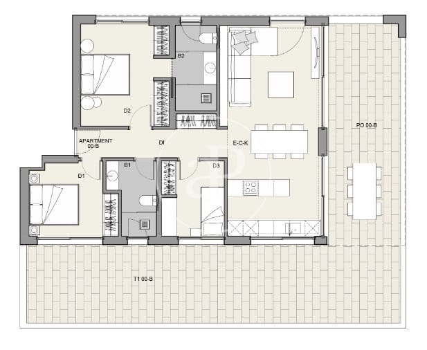 Appartamento in vendita in Palma de Mallorca con piscina - 1.050.250 € (Rif: 8999847)