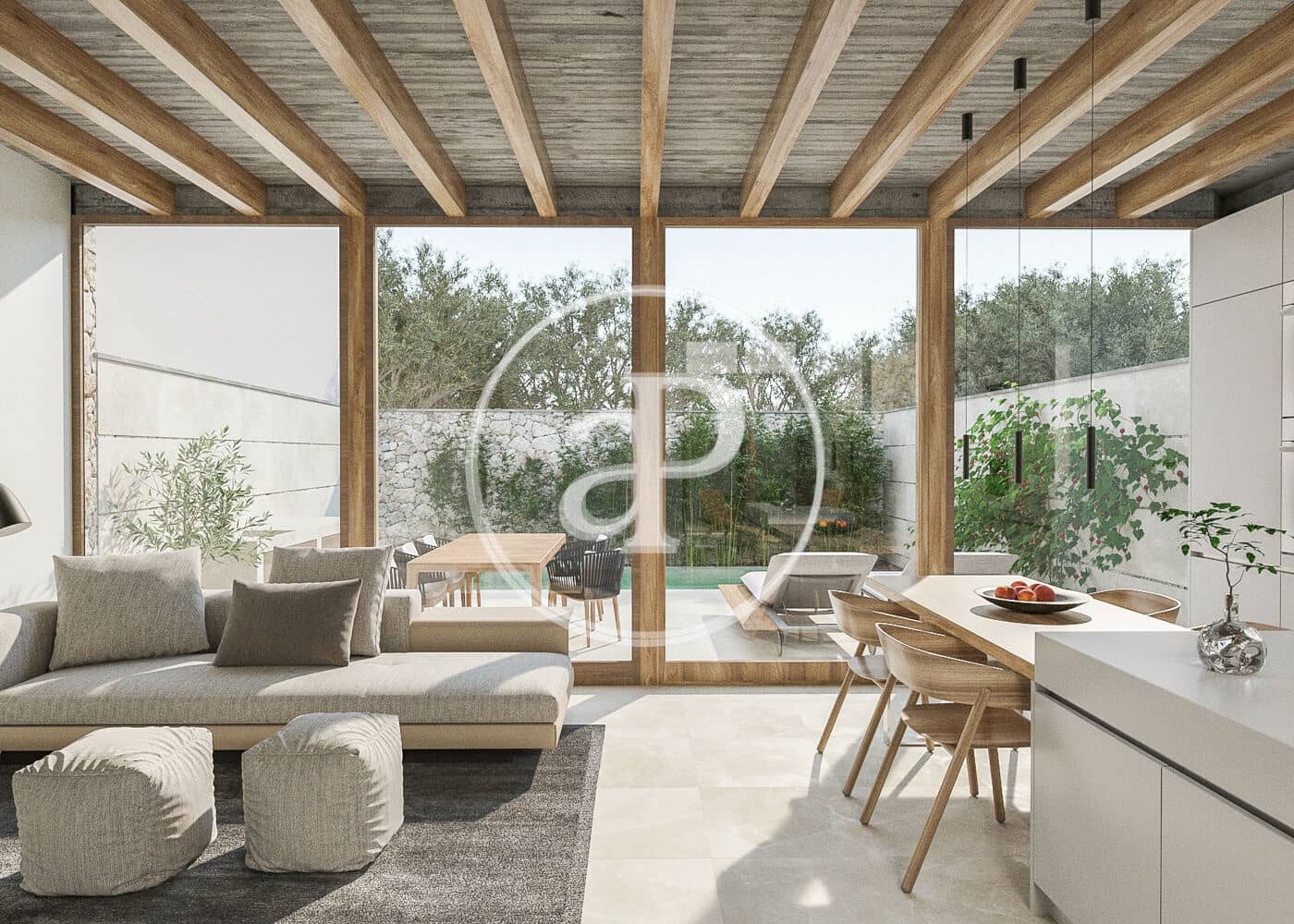 Leilighet til salgs i Palma de Mallorca med svømmebasseng - € 1 500 000 (Ref: 8999876)