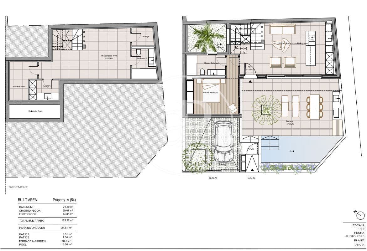 Leilighet til salgs i Palma de Mallorca med svømmebasseng - € 1 500 000 (Ref: 8999876)
