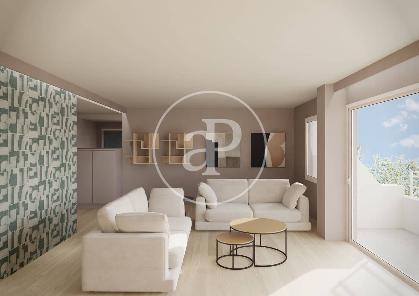 Appartement de 3 chambres à louer à Palma de Mallorca avec garage - 3 500 € (Ref: 9091864)