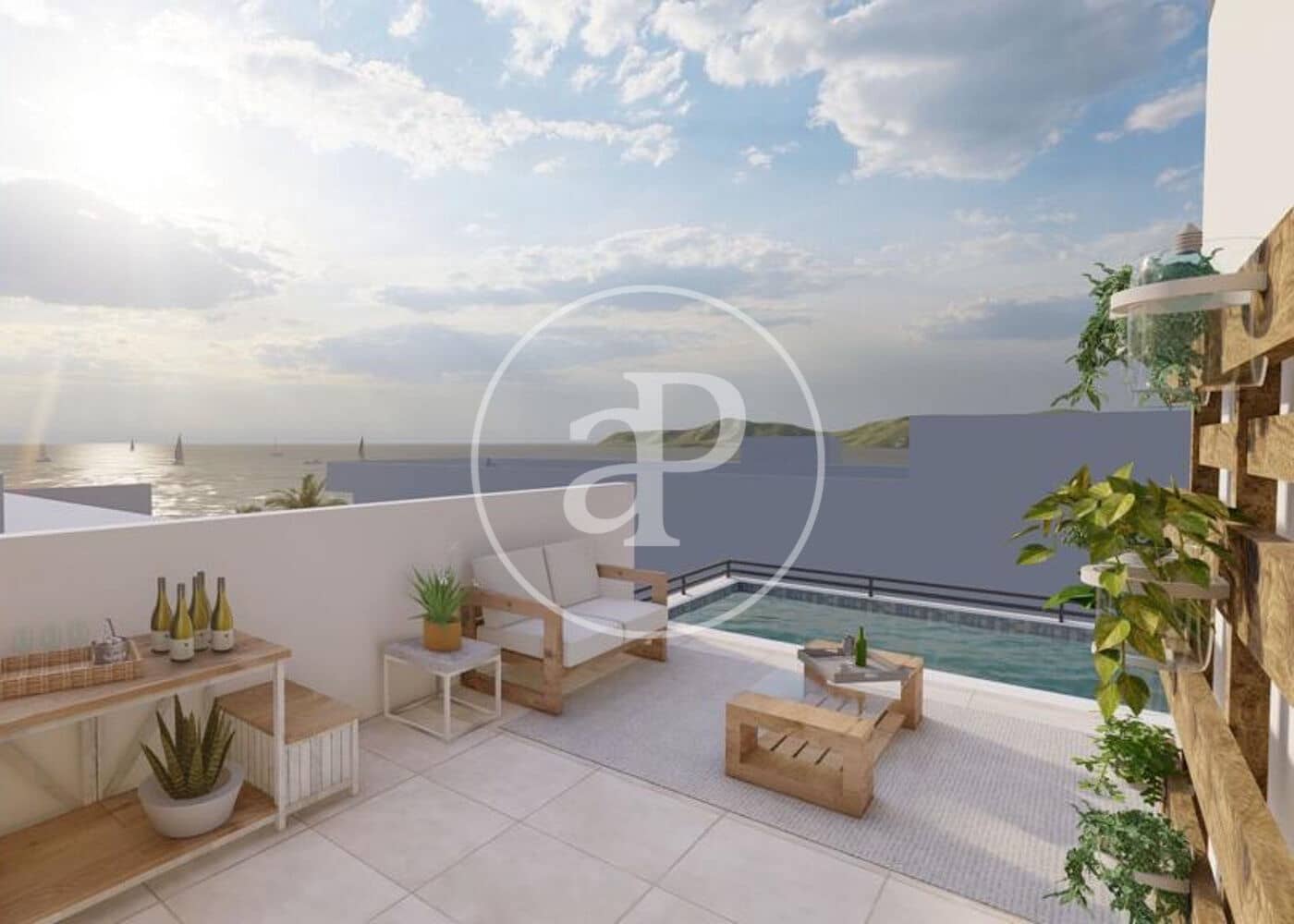 2 soveværelse Penthouse til salg i Playa de Palma med swimmingpool - € 1.675.000 (Ref: 9202644)