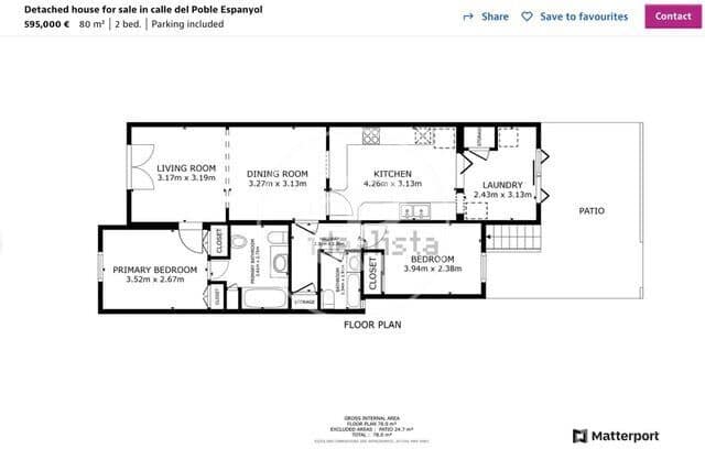 2 slaapkamer Villa te koop in Son Espanyolet, Palma de Mallorca - € 555.000 (Ref: 9372018)