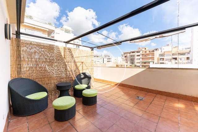 1 soverom Penthouse til leie i Son Armadans, Palma de Mallorca - € 1 600 (Ref: 9382861)