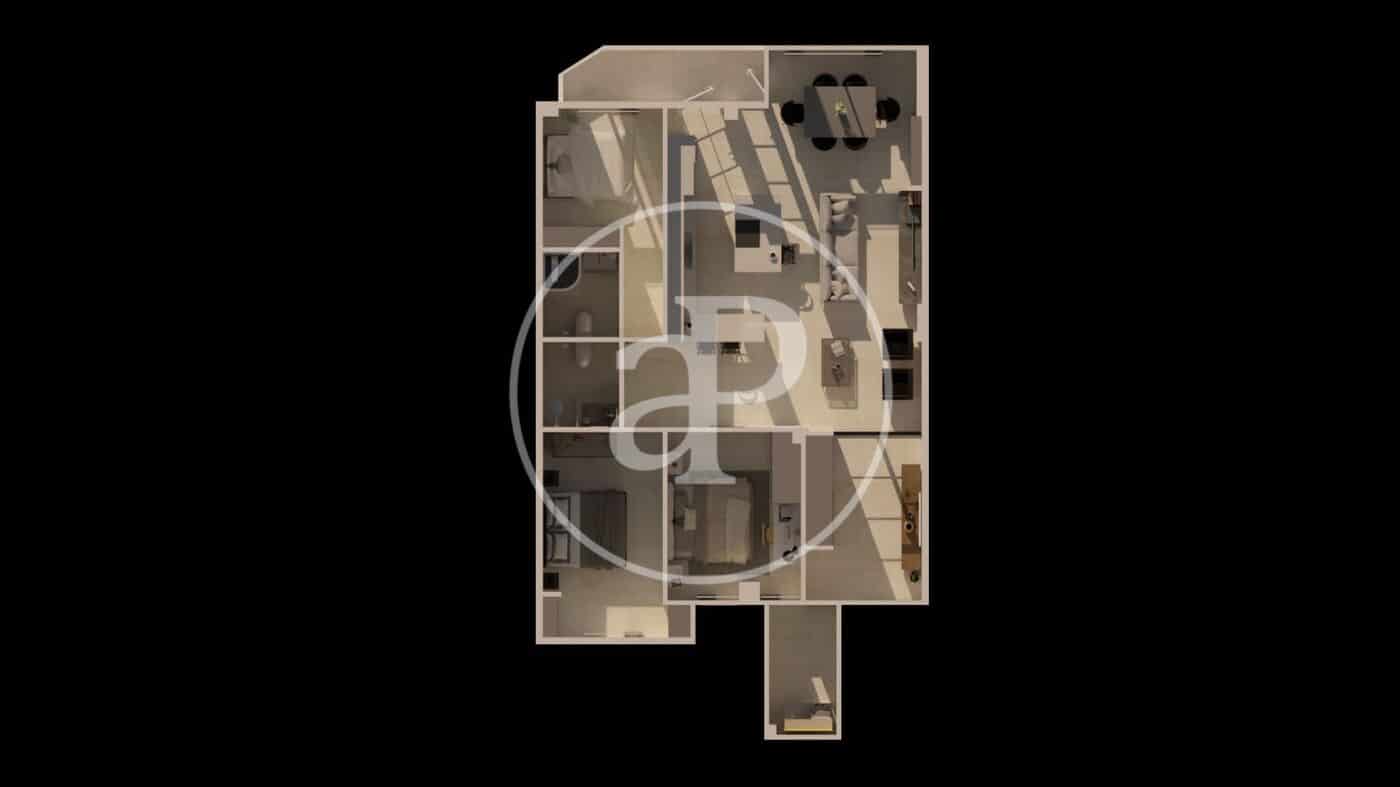 3 Zimmer Apartment zu verkaufen in Palma de Mallorca - 630.000 € (Ref: 9385626)