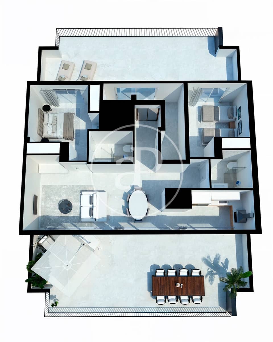 2 bedroom Penthouse for sale in Can Pastilla - € 1,190,000 (Ref: 9390890)