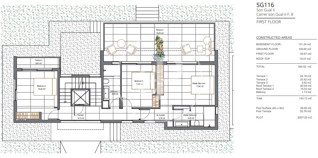 4 sypialnia Willa na sprzedaż w Son Gual z basenem - 2 790 000 € (Ref: 9446354)