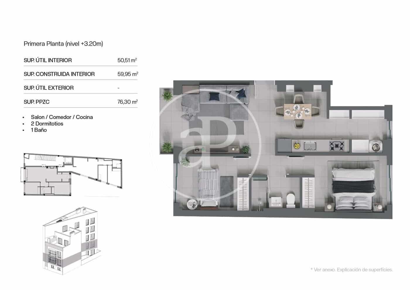 2 slaapkamer Appartement te koop in Palma de Mallorca - € 335.000 (Ref: 9648148)