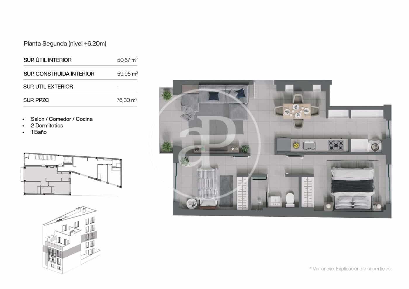 2 slaapkamer Appartement te koop in Palma de Mallorca - € 550.000 (Ref: 9648152)