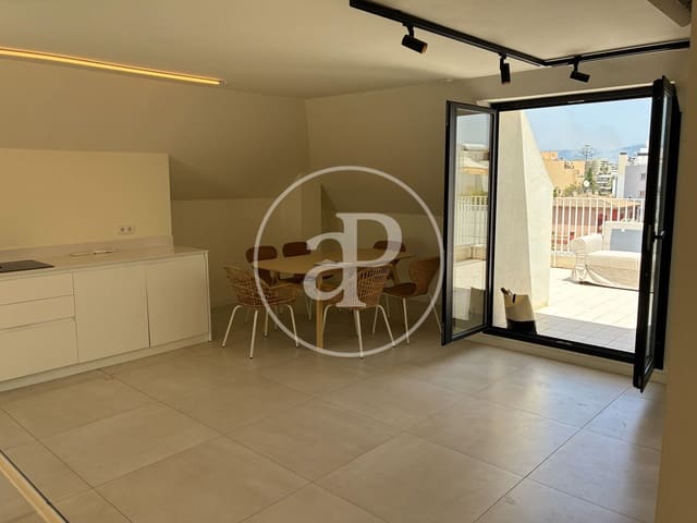 3 Zimmer Penthouse zu vermieten in El Terreno, Palma de Mallorca mit Pool - 3.200 € (Ref: 9929425)