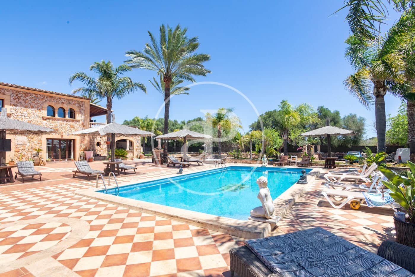 5 chambre Finca/Maison de Campagne à vendre à Santanyi avec piscine - 2 900 000 € (Ref: 9959805)