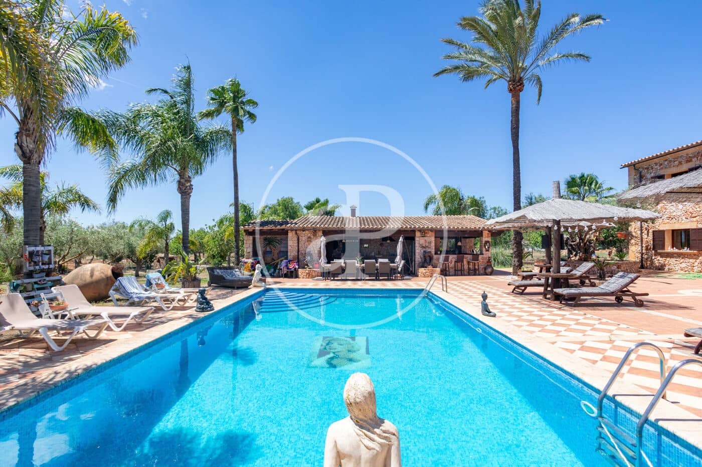 5 chambre Finca/Maison de Campagne à vendre à Santanyi avec piscine - 2 900 000 € (Ref: 9959805)
