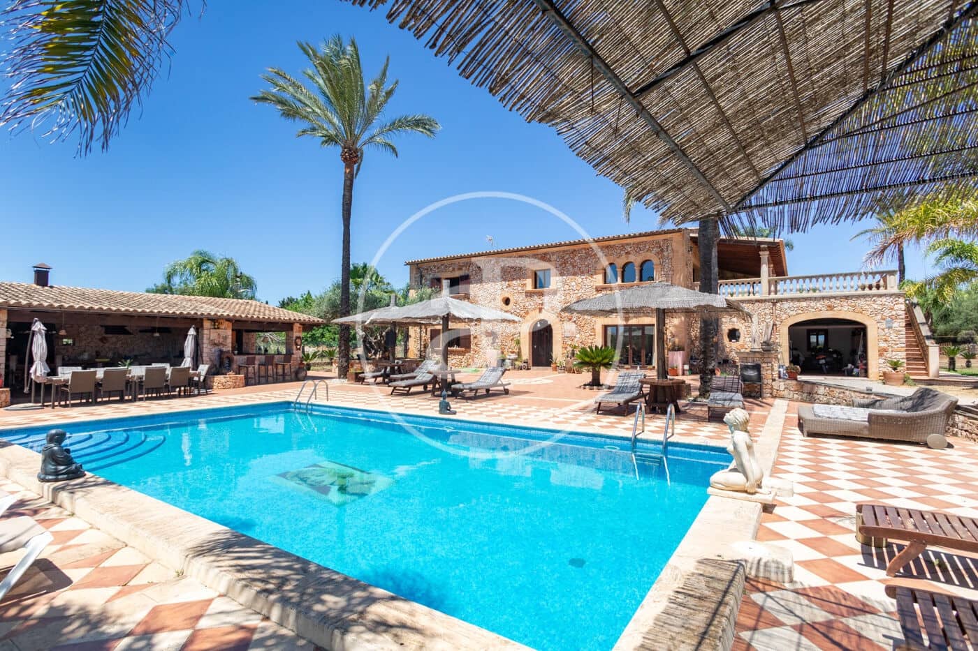 5 chambre Finca/Maison de Campagne à vendre à Santanyi avec piscine - 2 900 000 € (Ref: 9959805)