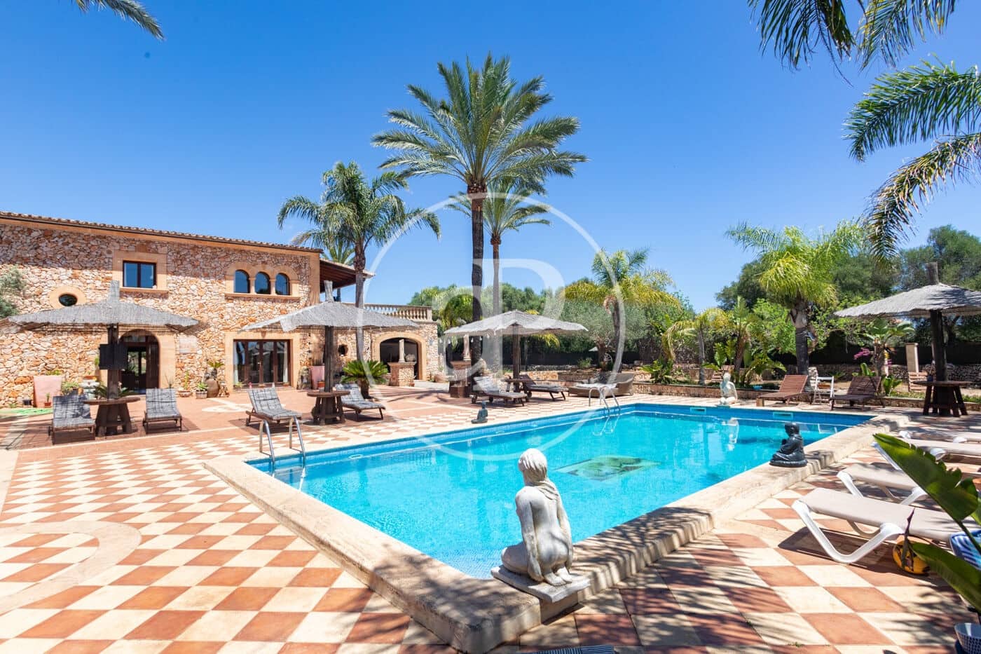 5 chambre Finca/Maison de Campagne à vendre à Santanyi avec piscine - 2 900 000 € (Ref: 9959805)