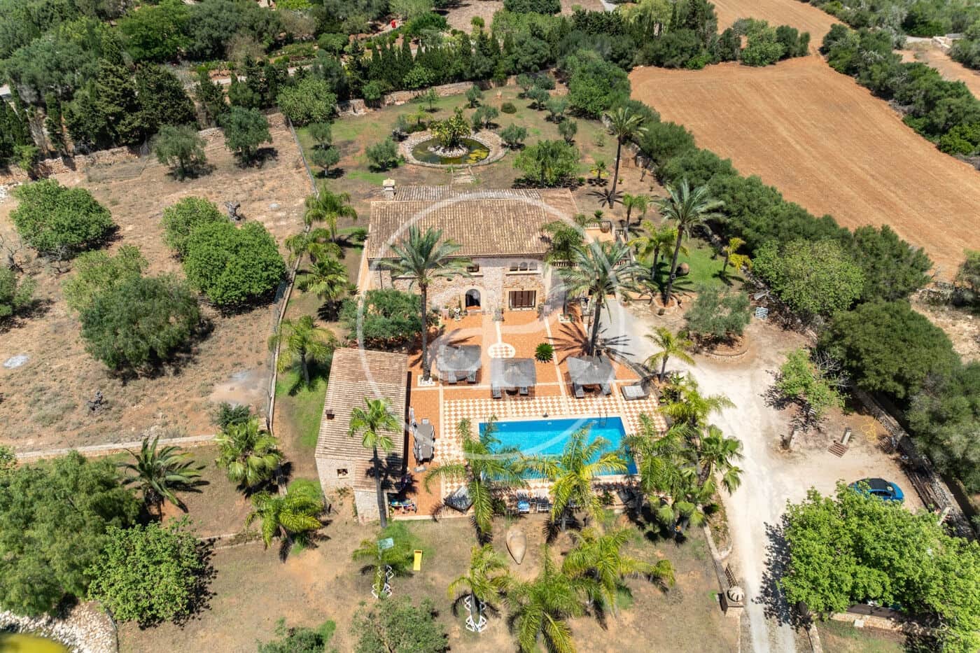 5 chambre Finca/Maison de Campagne à vendre à Santanyi avec piscine - 2 900 000 € (Ref: 9959805)