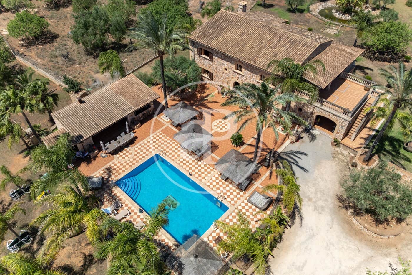 5 chambre Finca/Maison de Campagne à vendre à Santanyi avec piscine - 2 900 000 € (Ref: 9959805)
