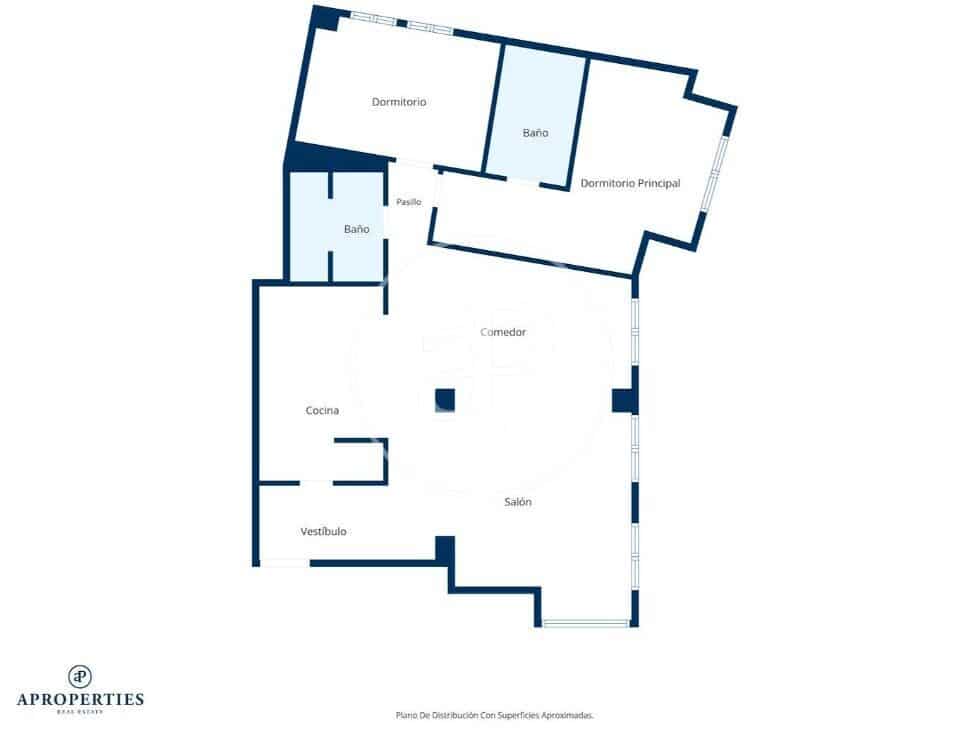 2 camera da letto Appartamento da affittare in Valencia citta - 2.000 € (Rif: 10017592)