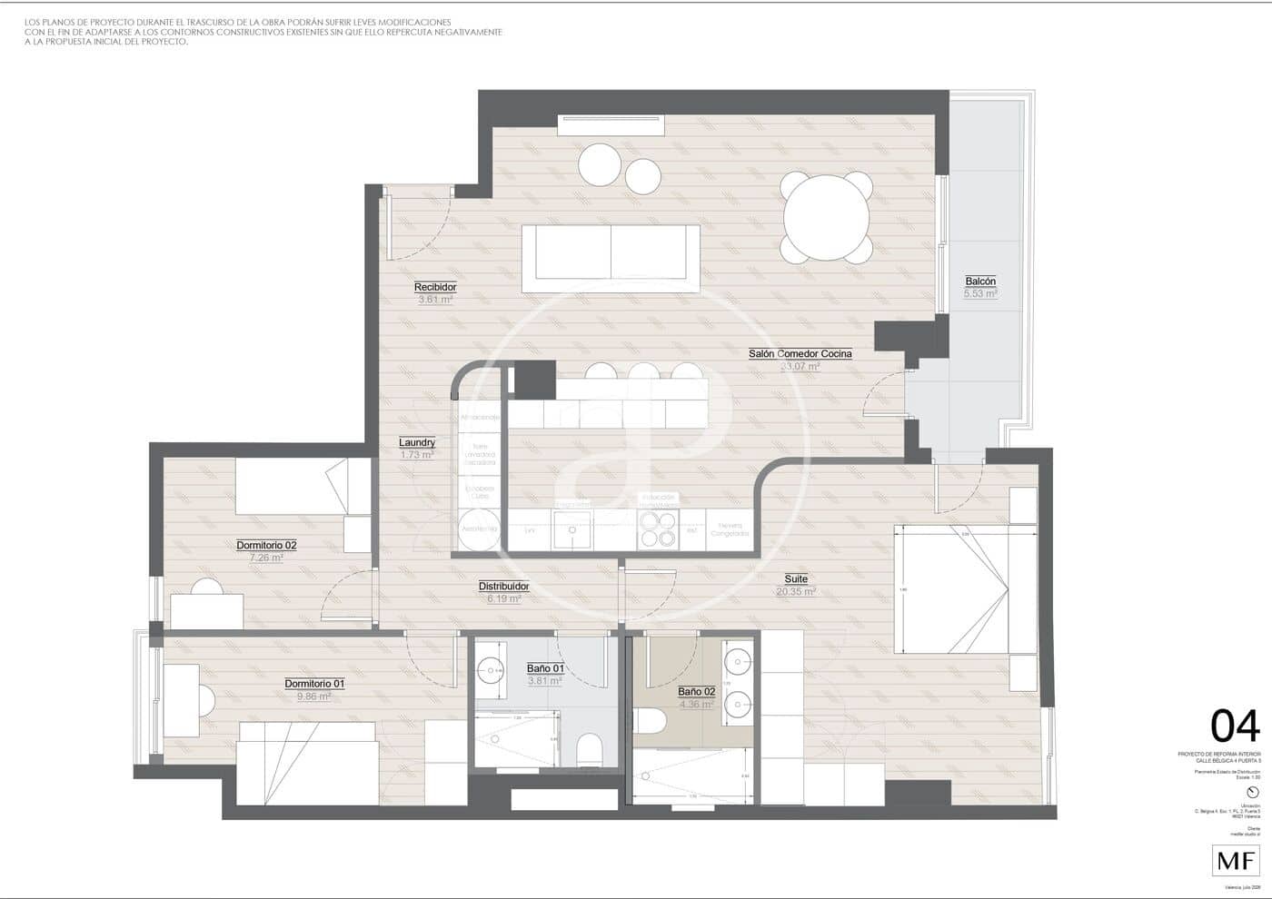 3 slaapkamer Appartement te koop in Valencia stad - € 690.000 (Ref: 10022559)