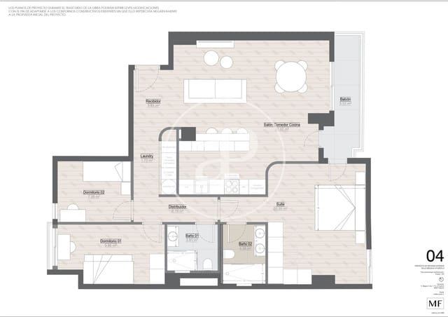 3 bedroom Apartment for sale in Mestalla, Valencia city - € 690,000 (Ref: 10022559)