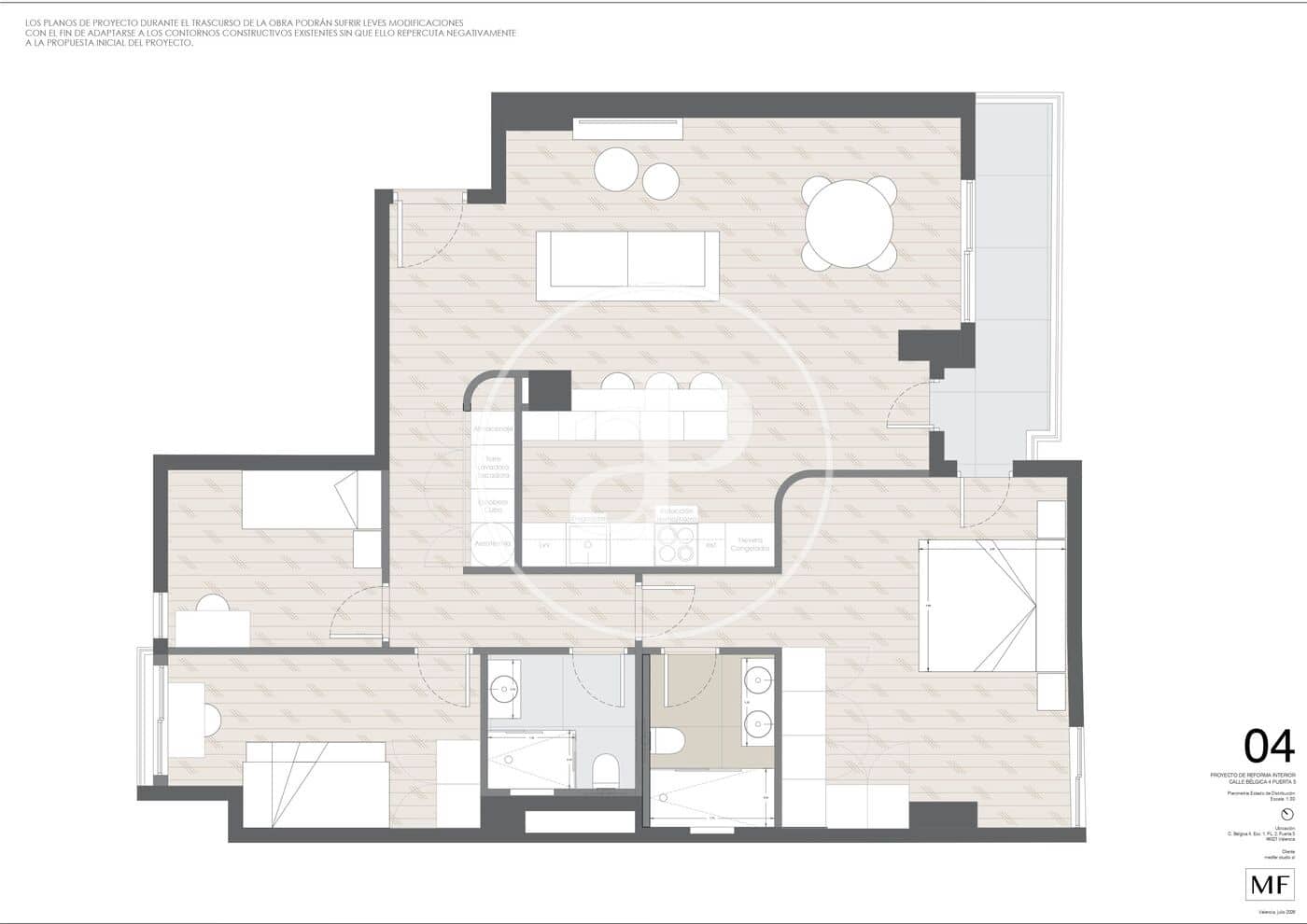3 slaapkamer Appartement te koop in Valencia stad - € 690.000 (Ref: 10022559)