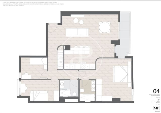 3 bedroom Apartment for sale in Mestalla, Valencia city - € 690,000 (Ref: 10022559)