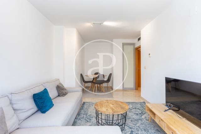 Apartamento de 2 habitaciones en Sant Pau, València ciudad en alquiler - 1.600 € (Ref: 10035475)