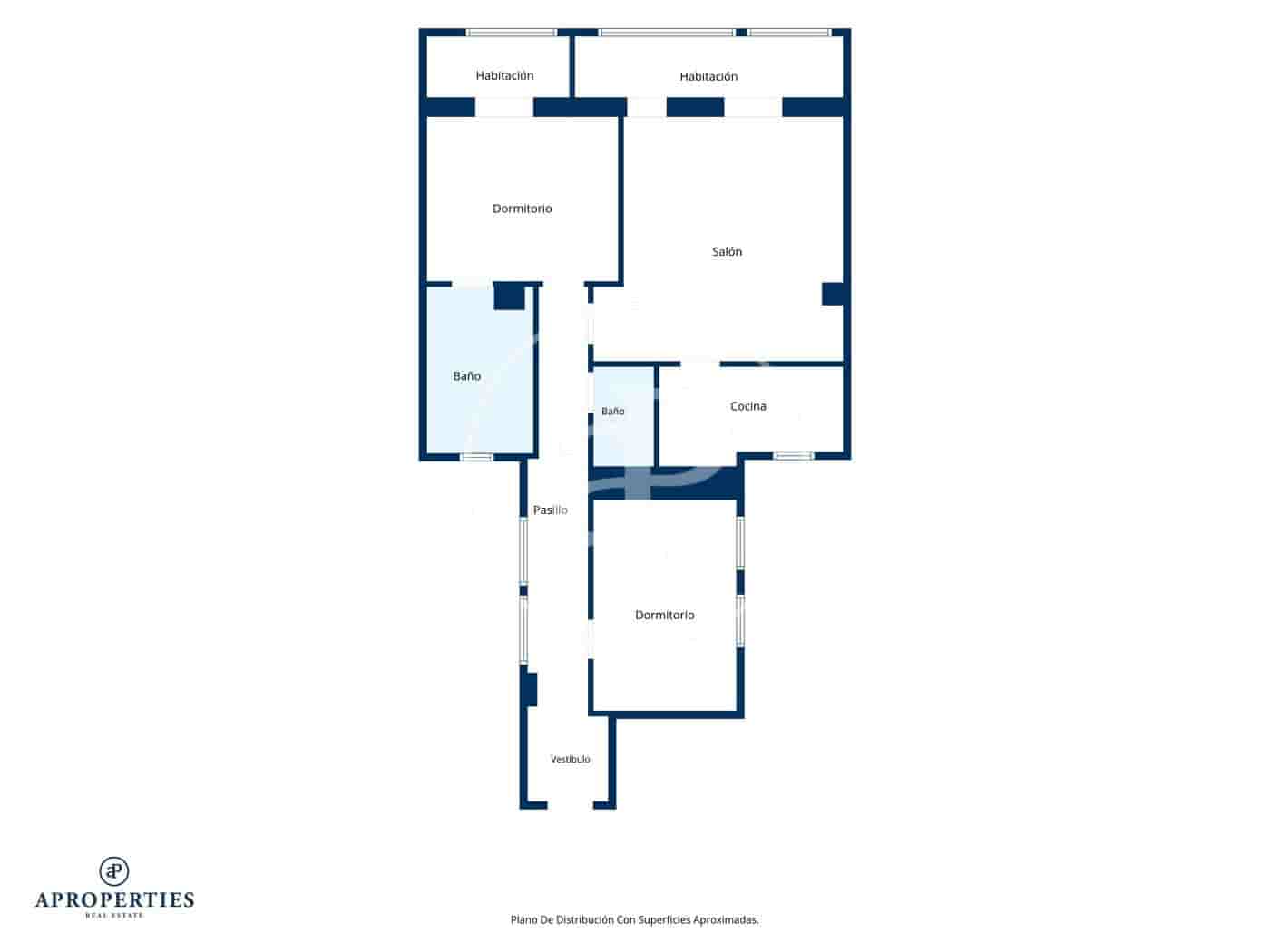 2 camera da letto Appartamento da affittare in Valencia citta - 1.700 € (Rif: 10049409)